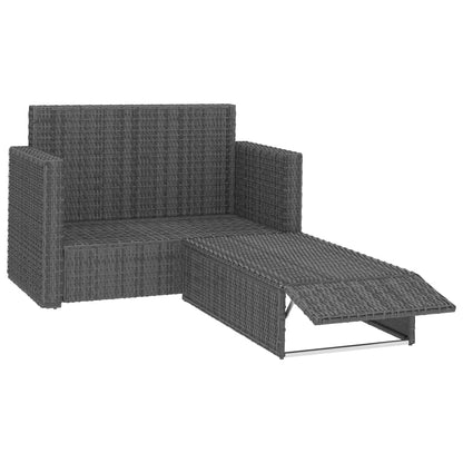 Loungesæt Til Haven 2 Dele Med Hynder Polyrattan