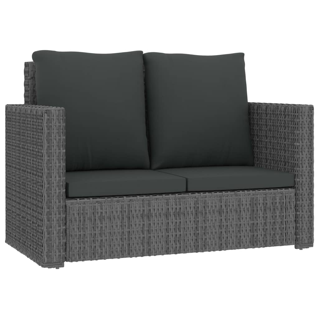 Loungesæt Til Haven 2 Dele Med Hynder Polyrattan