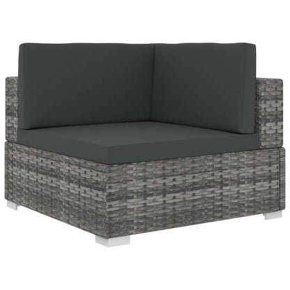 Loungesæt Til Haven 6 Dele Med Hynder Polyrattan