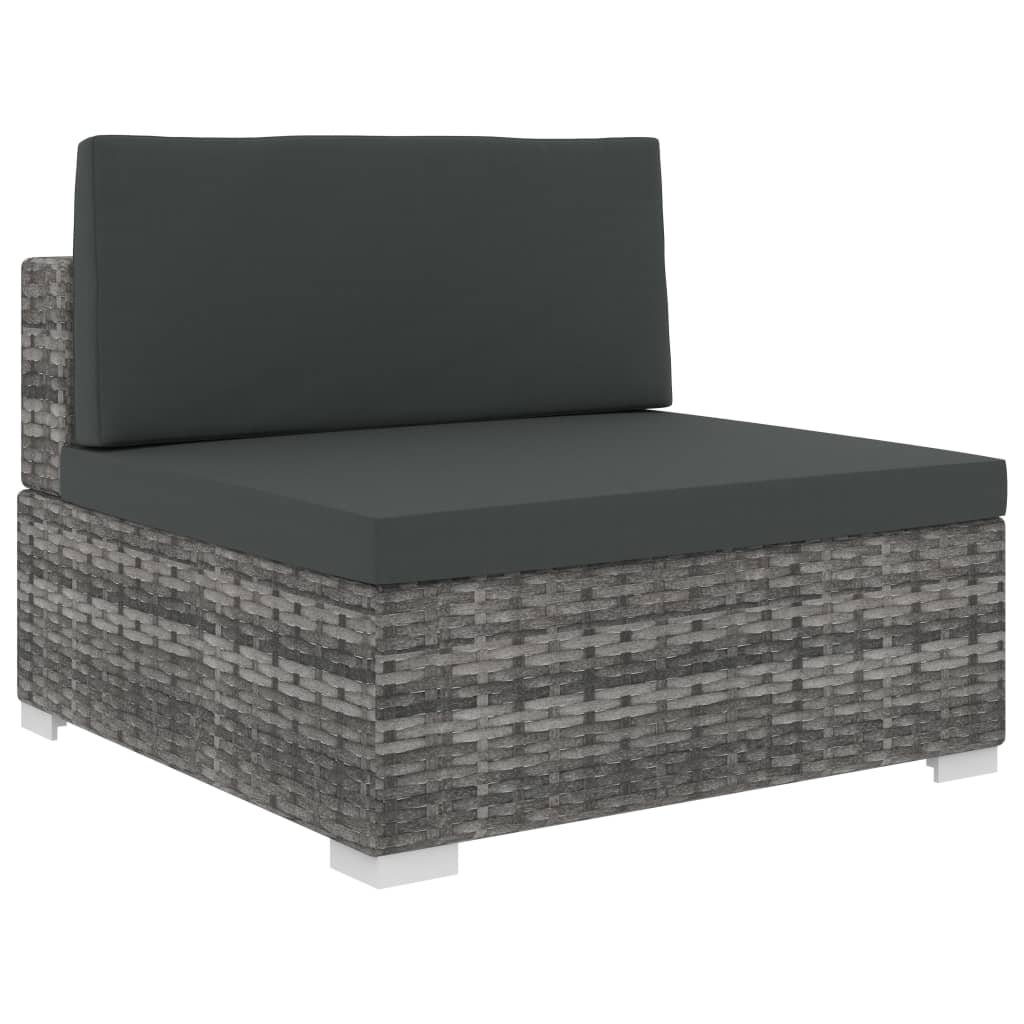 Loungesæt Til Haven 6 Dele Med Hynder Polyrattan