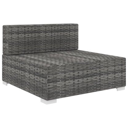 Midtersæde Til Sofa 1 Stk. Med Hynder Polyrattan - Billede 2