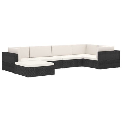 Midtersæde Til Sofa 1 Stk. Med Hynder Polyrattan - Billede 11