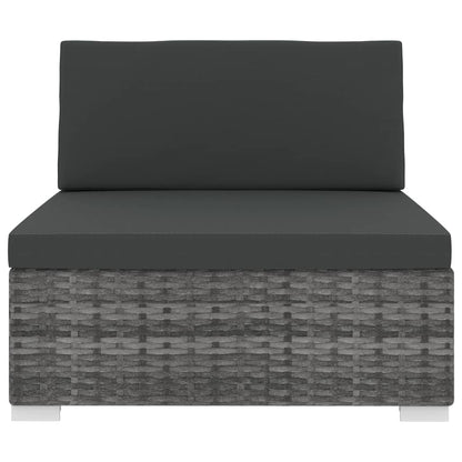 Midtersæde Til Sofa 1 Stk. Med Hynder Polyrattan - Billede 3