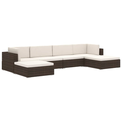 Midtersæde Til Sofa 1 Stk. Med Hynder Polyrattan - Billede 6