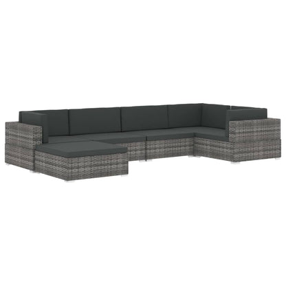 Midtersæde Til Sofa 1 Stk. Med Hynder Polyrattan - Billede 9