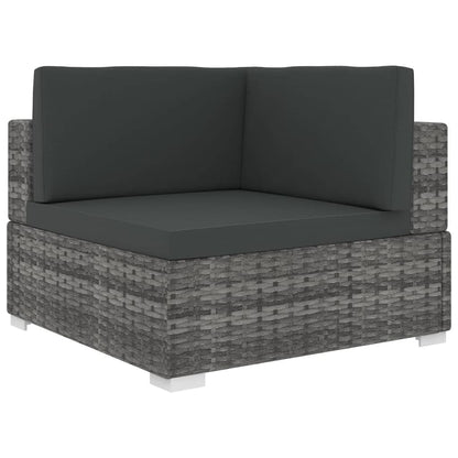 Hjørnesæde Til Sofa 1 Stk. Med Hynder Polyrattan - Variant 46799