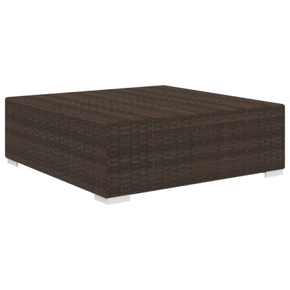Fodskammel Til Sofa Med Hynde Polyrattan