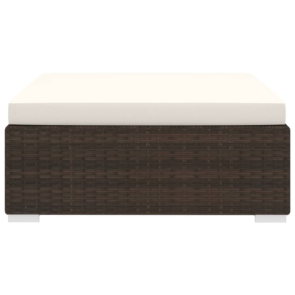 Hjørnesæde Til Sofa 1 Stk. Med Hynder Polyrattan - Billede 3