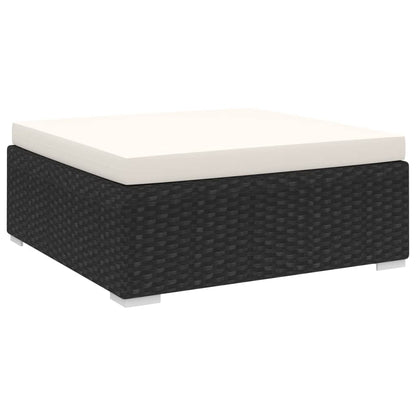 Fodskammel Til Sofa Med Hynde Polyrattan