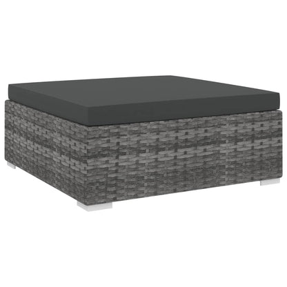 Fodskammel Til Sofa Med Hynde Polyrattan