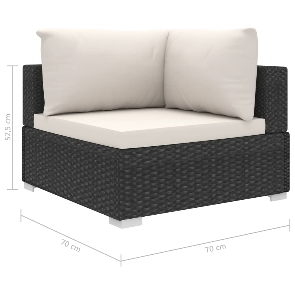 Loungesæt Til Haven 10 Dele Med Hynder Polyrattan