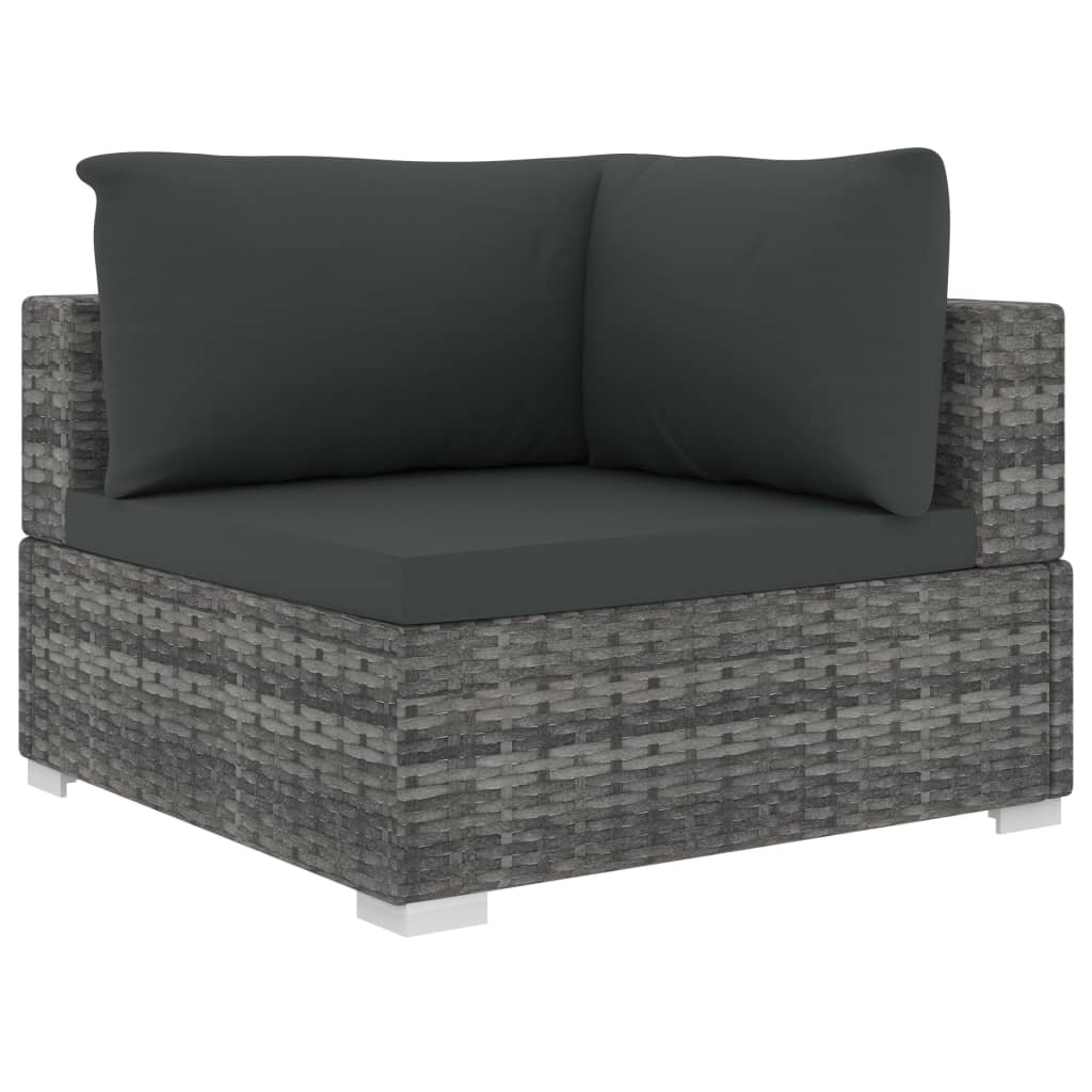 Loungesæt Til Haven 10 Dele Med Hynder Polyrattan