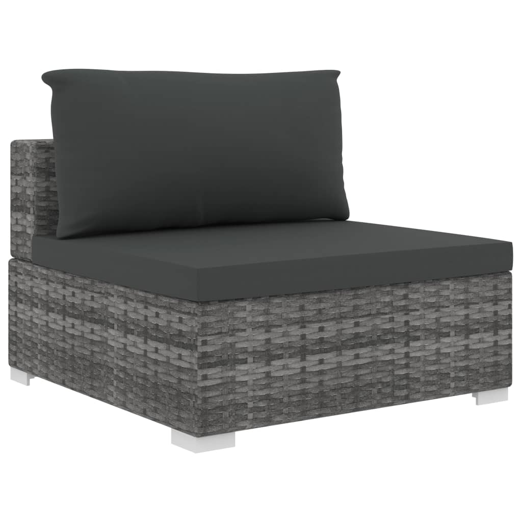 Loungesæt Til Haven 10 Dele Med Hynder Polyrattan
