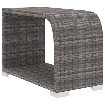 Haveloungesæt 11 Dele Med Hynder Polyrattan Sort