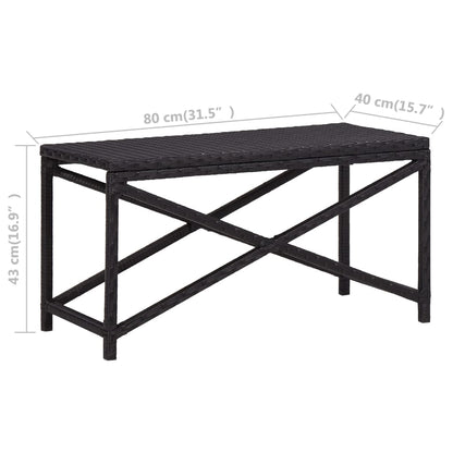 Havebænk Polyrattan