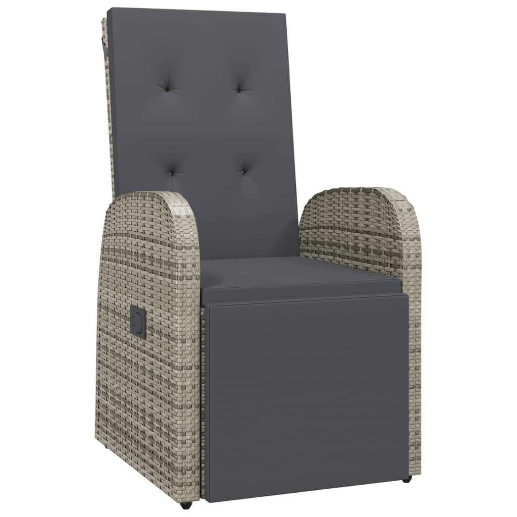 Havelænestol Med Hynde Polyrattan - Billede 2
