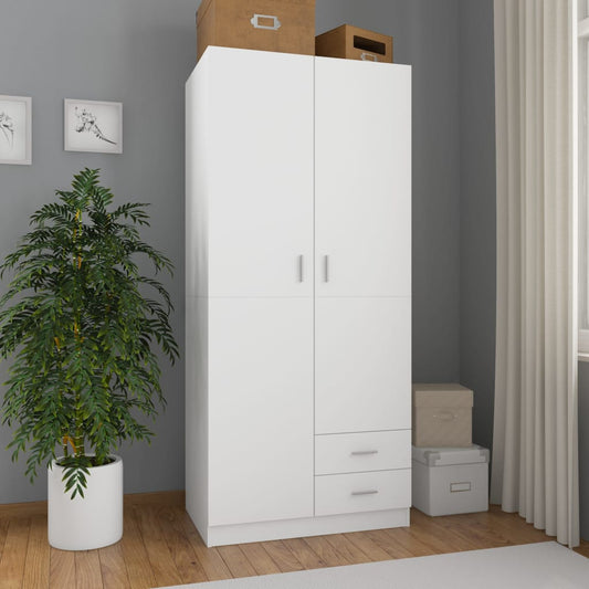 Klædeskab 80X52X180 Cm Konstrueret Træ