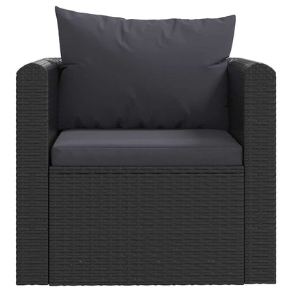 Haveloungesæt Med Hynder Polyrattan