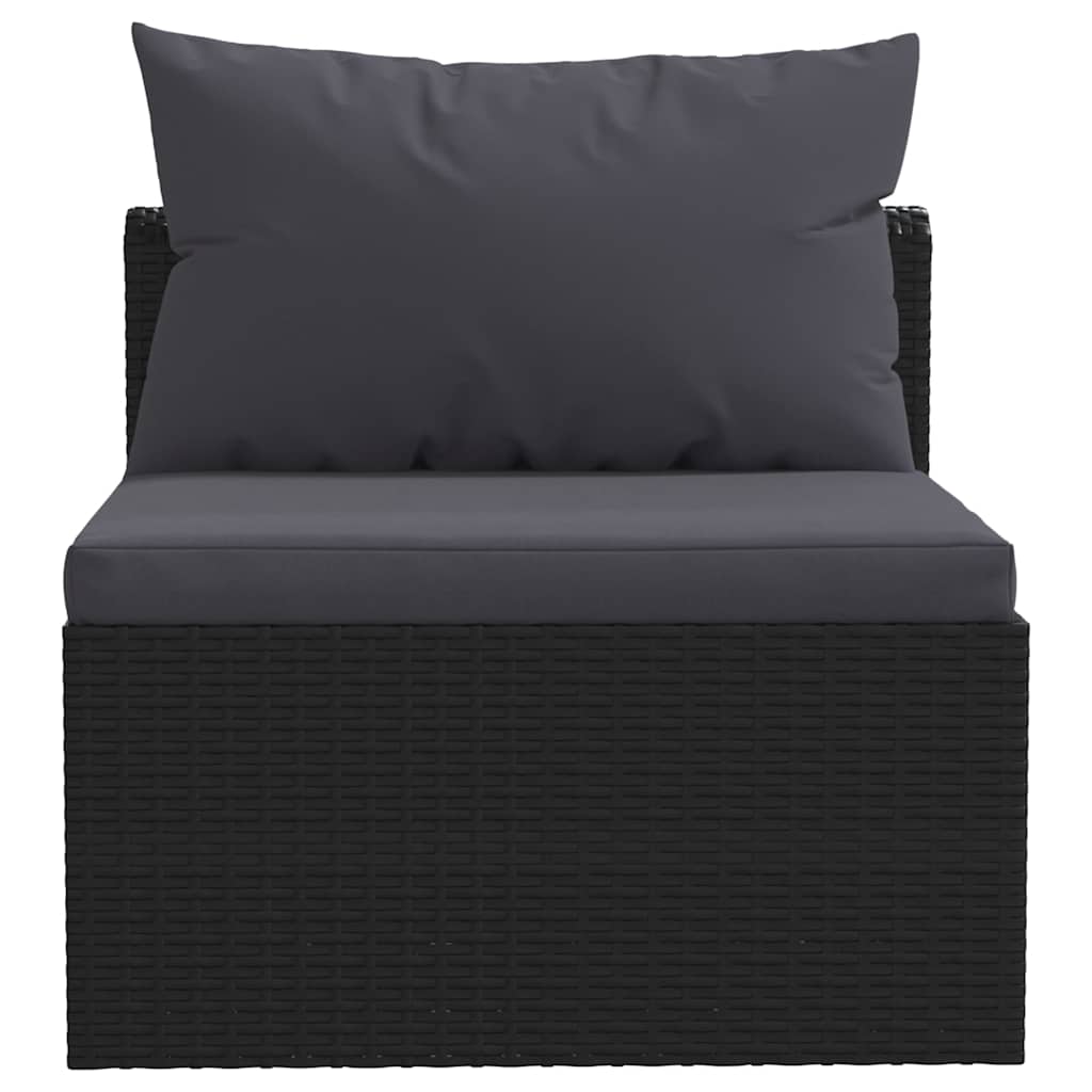 Haveloungesæt Med Hynder Polyrattan