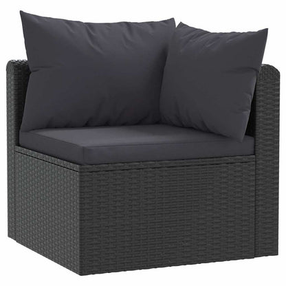 Haveloungesæt Med Hynder Polyrattan