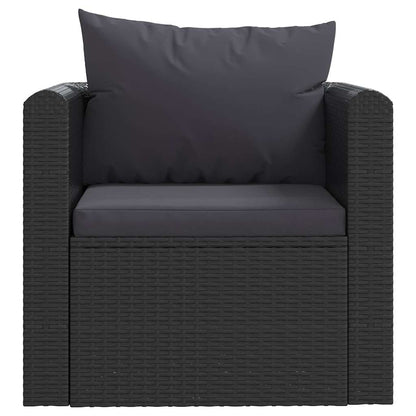 Haveloungesæt Med Hynder Polyrattan