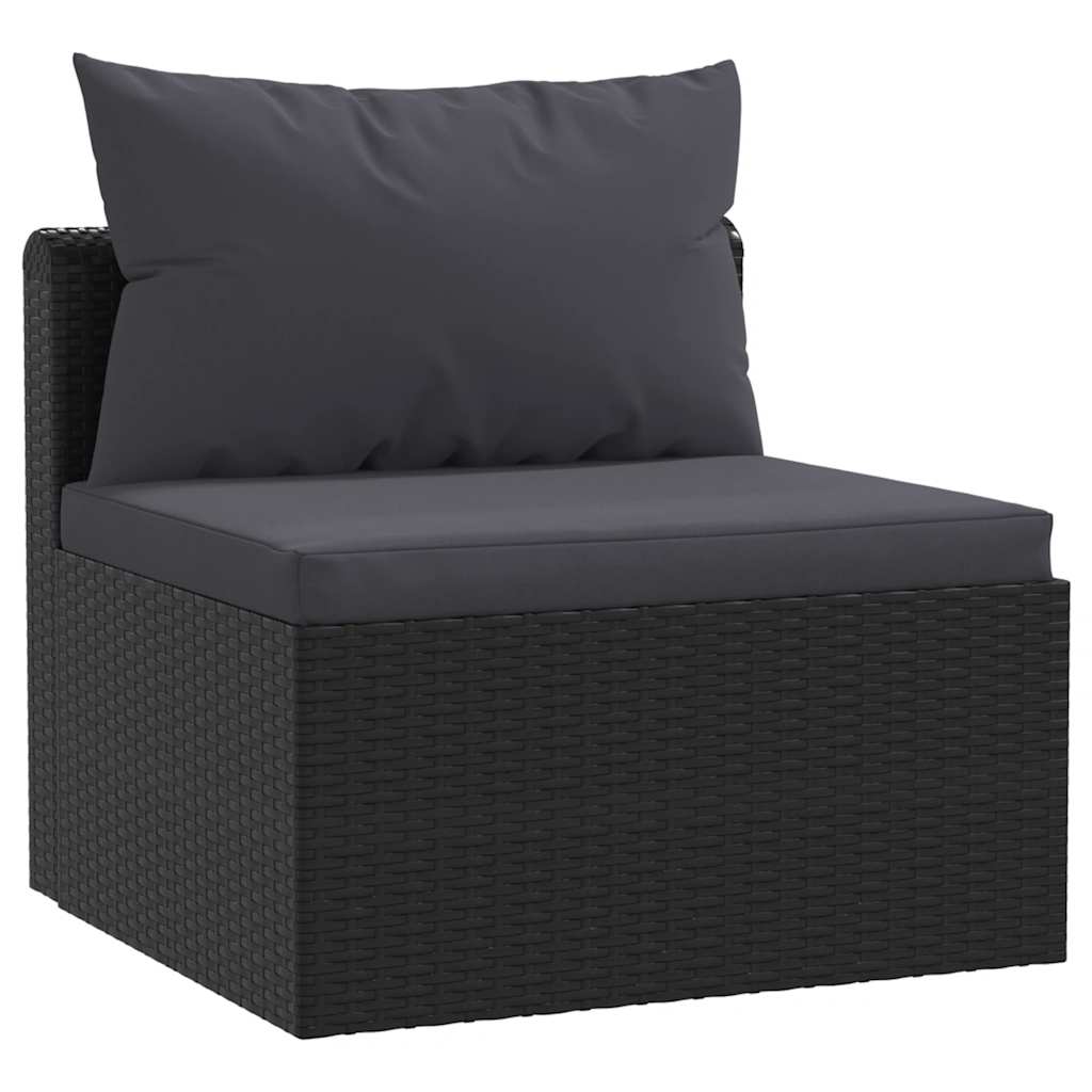 Haveloungesæt Med Hynder Polyrattan