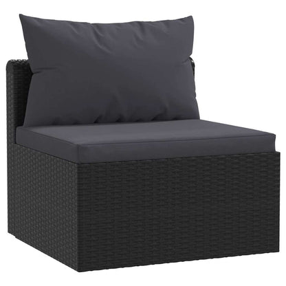 Haveloungesæt Med Hynder Polyrattan
