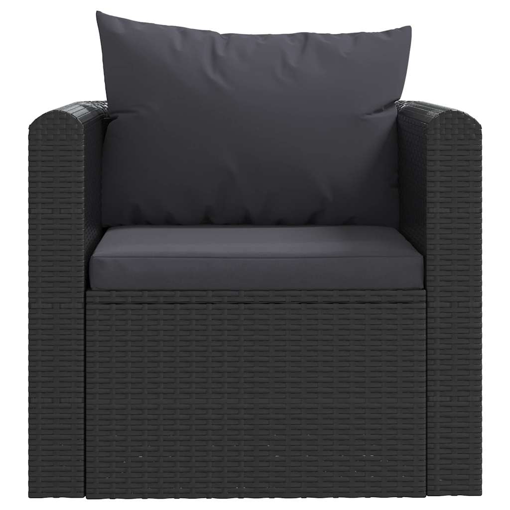 Haveloungesæt Med Hynder Polyrattan