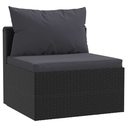 Haveloungesæt Med Hynder Polyrattan