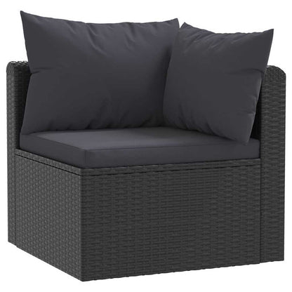 Haveloungesæt Med Hynder Polyrattan