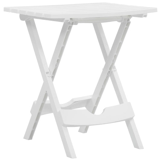 Foldbart Havebord 45,5 X 38,5 X 50 Cm Hvid