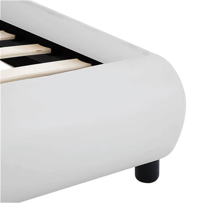 Sengestel Med Led Kunstlæder