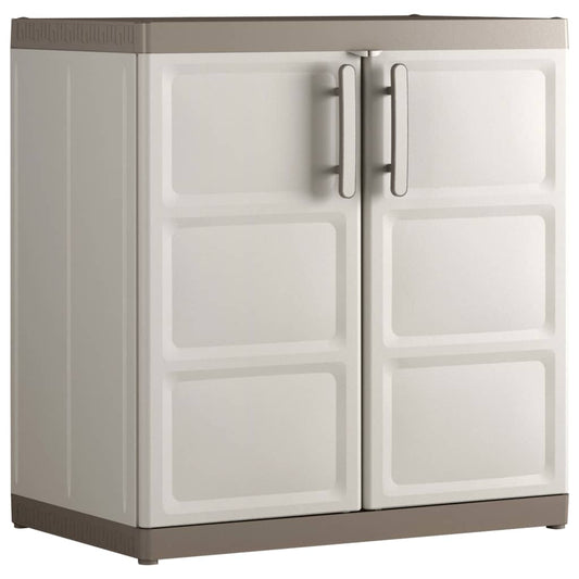 Keter Lavt Opbevaringsskab Excellence Xl 93 Cm Beige Gråbrun