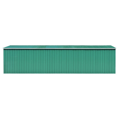 Haveskur 257X779X181 Cm Galvaniseret Stål Grøn
