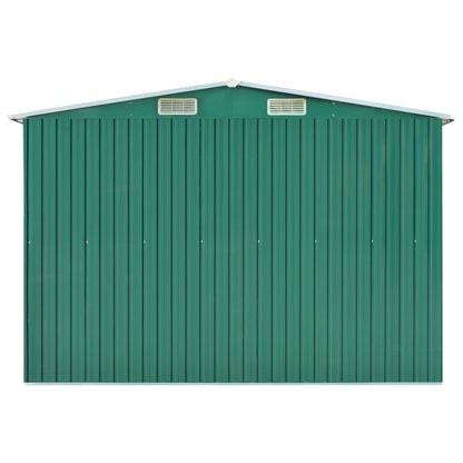 Haveskur 257X779X181 Cm Galvaniseret Stål Grøn