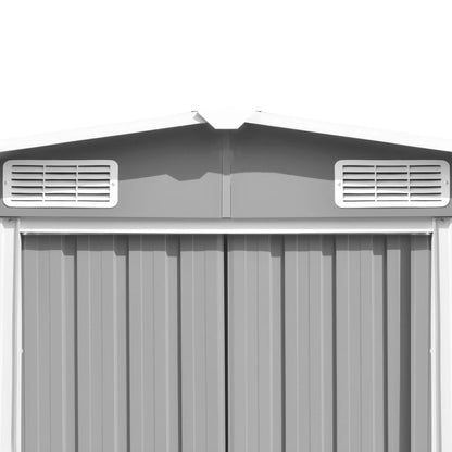 Haveskur 257X990X181 Cm Galvaniseret Stål Grå