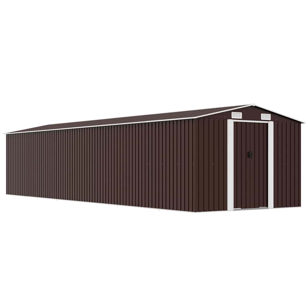 Haveskur 257x990x181 Cm Galvaniseret Stål