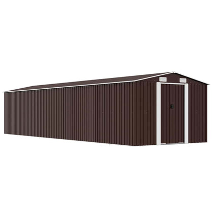 Haveskur 257x990x181 Cm Galvaniseret Stål