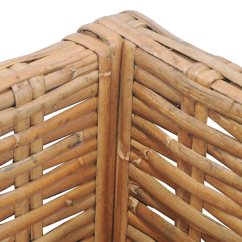 Hjørnesofa Med Hynder Naturlig Rattan