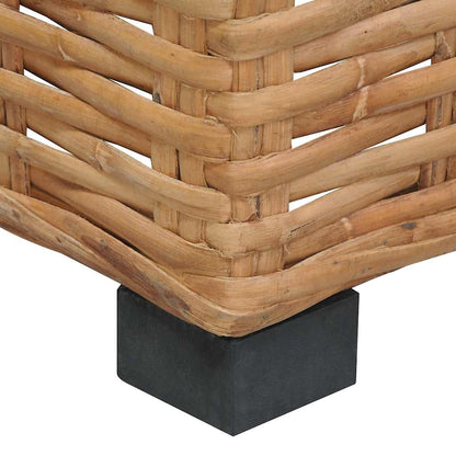 Hjørnesofa Med Hynder Naturlig Rattan