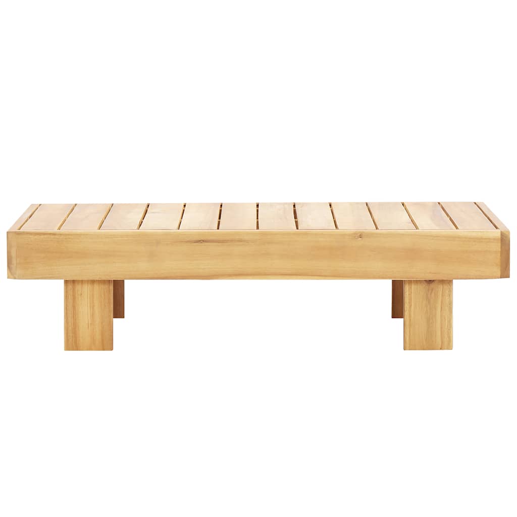 Sofabord 100x60x25 Cm Massivt Akacietræ