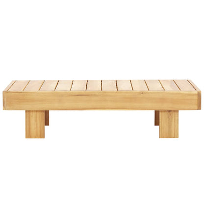 Sofabord 100x60x25 Cm Massivt Akacietræ