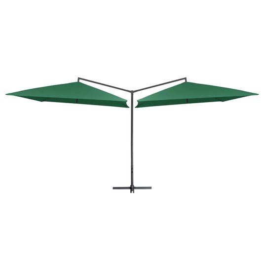Dobbelt Parasol Med Stålstang 250X250 Cm