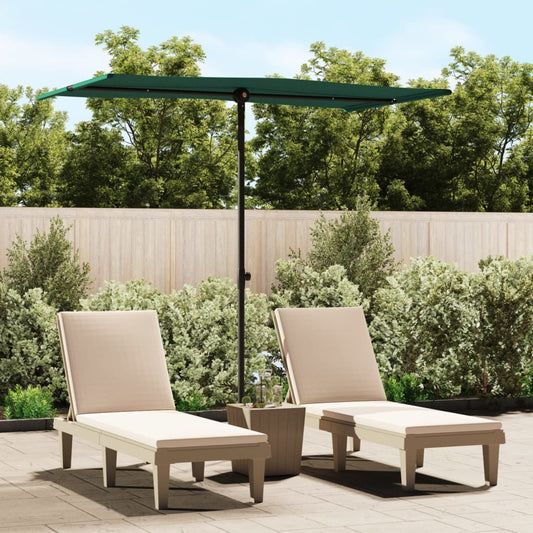 Haveparasol Med Aluminiumstang