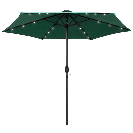 Parasol Med Led-Lys Og Aluminiumsstang 270 Cm