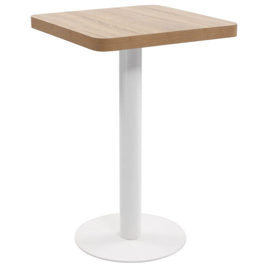 Bistrobord 50X50 Cm Mdf Lysebrun