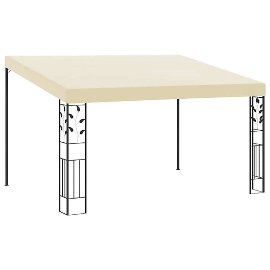 Vægmonteret Pavillon 4x3x2,5 M Cremefarvet - Hovedbillede