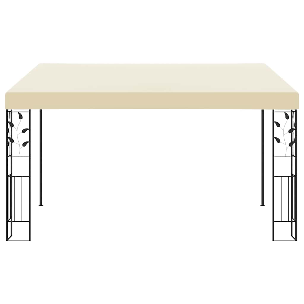 Vægmonteret Pavillon 4x3x2,5 M Cremefarvet - Billede 2