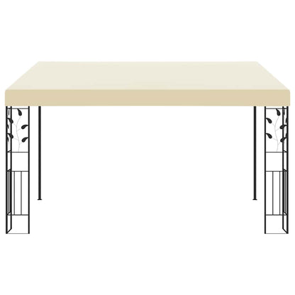 Vægmonteret Pavillon 4x3x2,5 M Cremefarvet - Billede 2