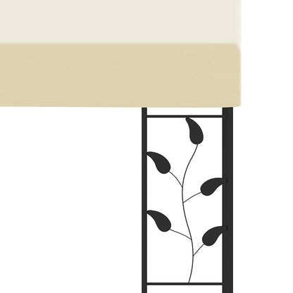 Vægmonteret Pavillon 4x3x2,5 M Cremefarvet - Billede 5